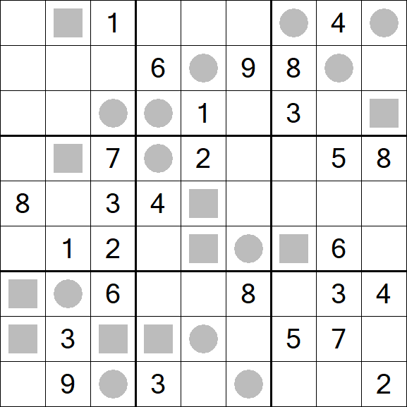 Even-Odd Sudoku - Difficile