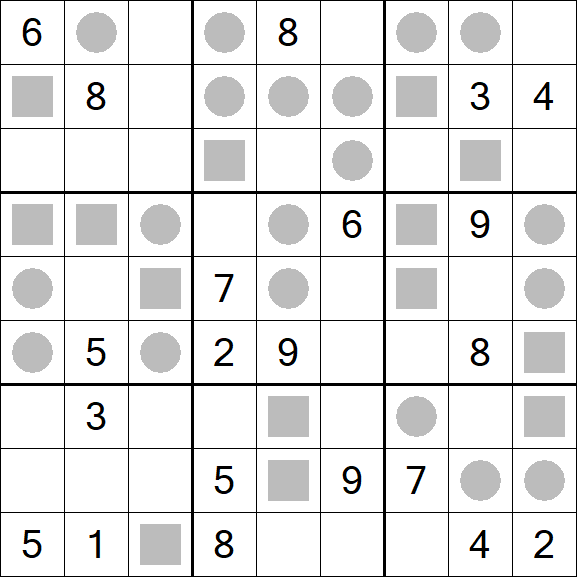 Even-Odd Sudoku - Difficile