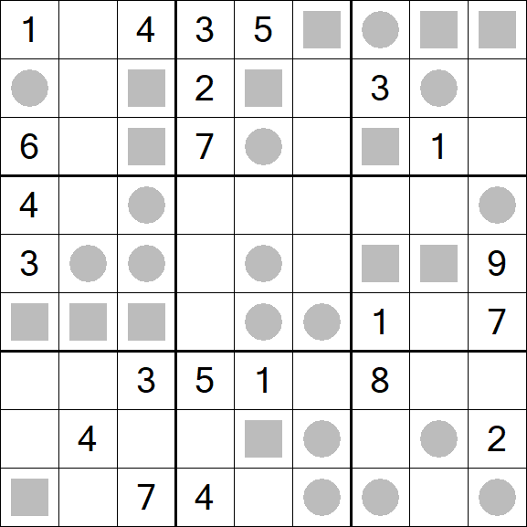 Even-Odd Sudoku - Difficile