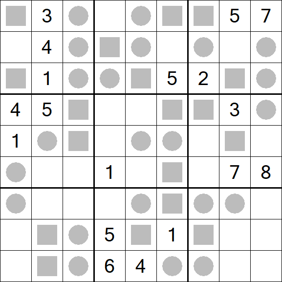 Even-Odd Sudoku - Difficile