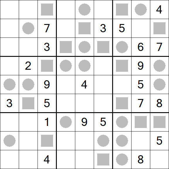 Even-Odd Sudoku - Difficile