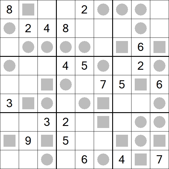 Even-Odd Sudoku - Difficile