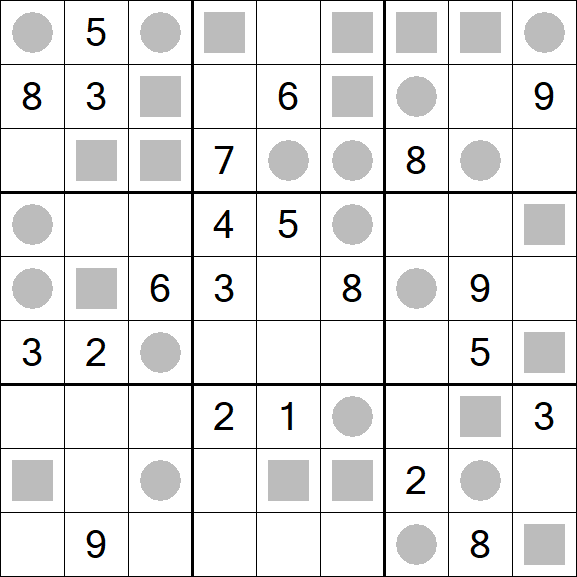 Even-Odd Sudoku - Difficile