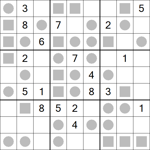 Even-Odd Sudoku - Difficile