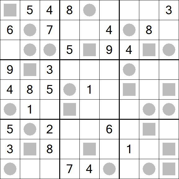 Even-Odd Sudoku - Difficile
