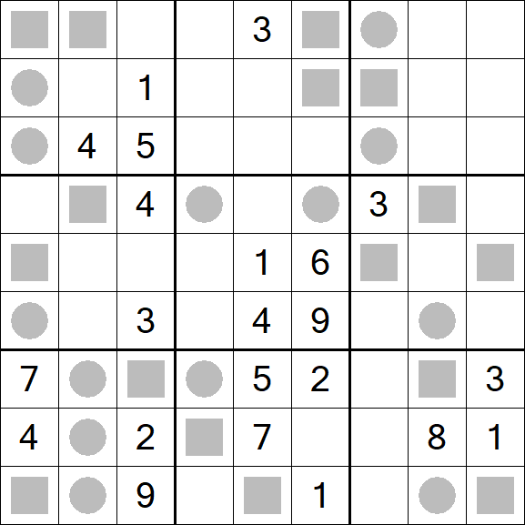 Even-Odd Sudoku - Difficile
