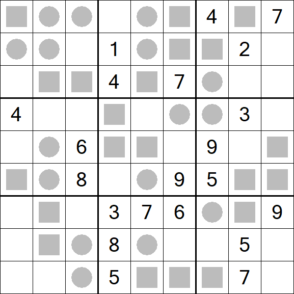 Even-Odd Sudoku - Difficile