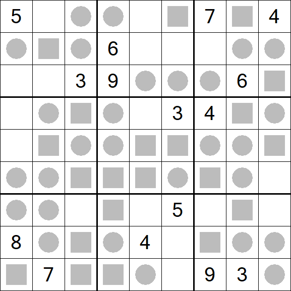 Even-Odd Sudoku - Difficile