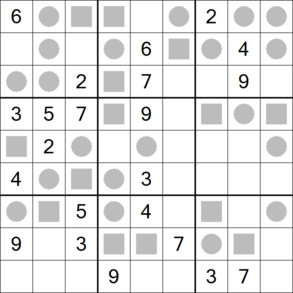 Even-Odd Sudoku - Difficile