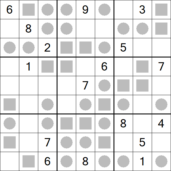 Even-Odd Sudoku - Difficile