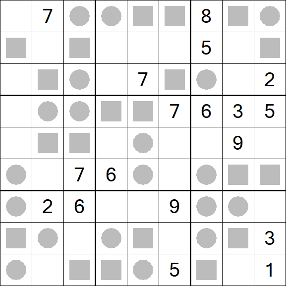 Even-Odd Sudoku - Difficile
