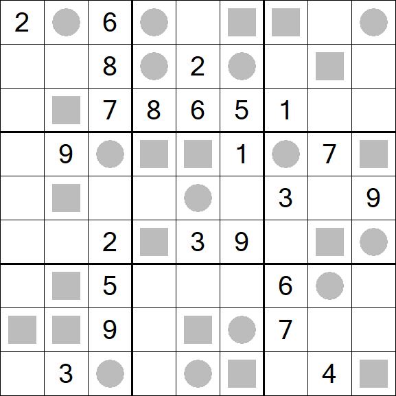 Even-Odd Sudoku - Difficile