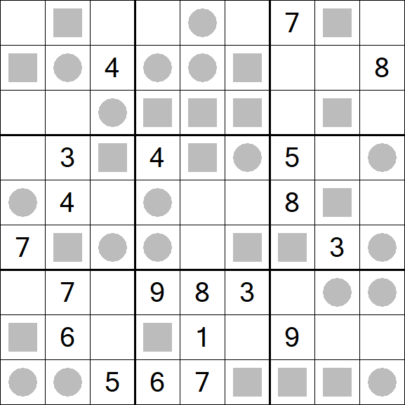 Even-Odd Sudoku - Difficile