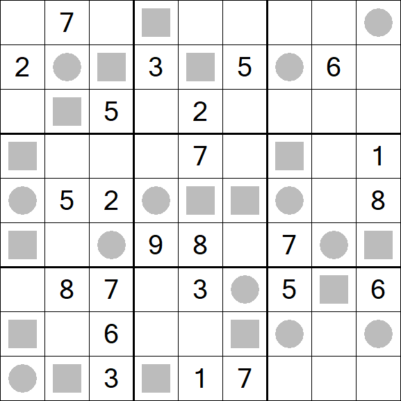 Even-Odd Sudoku - Difficile