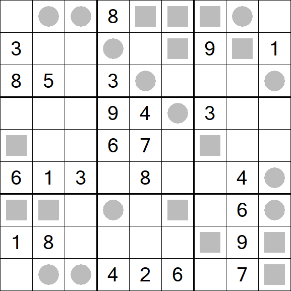 Even-Odd Sudoku - Difficile