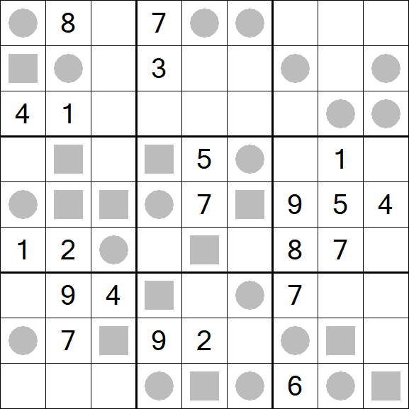 Even-Odd Sudoku - Difficile