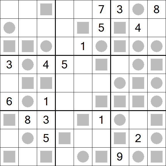 Even-Odd Sudoku - Difficile