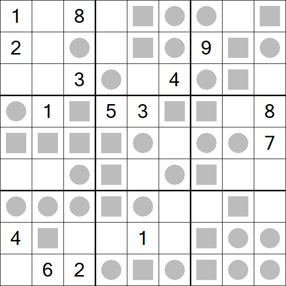 Even-Odd Sudoku - Difficile