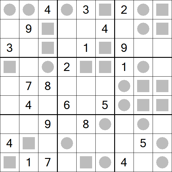 Even-Odd Sudoku - Difficile
