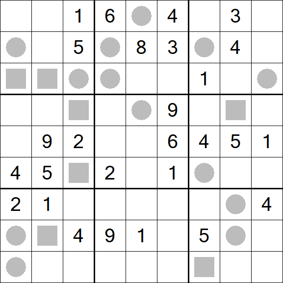 Even-Odd Sudoku - Difficile