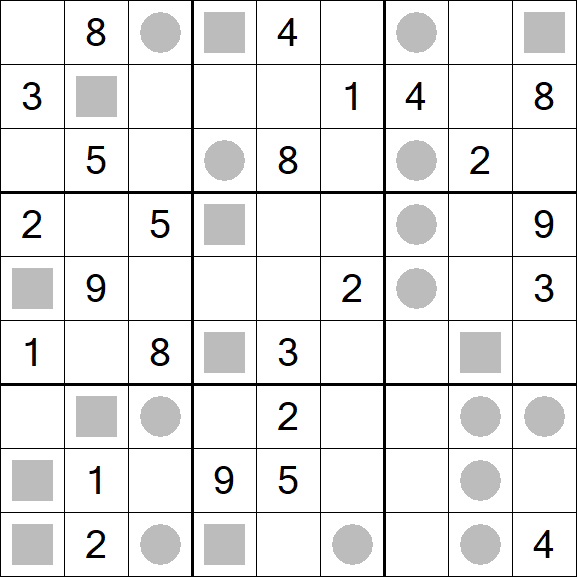 Even-Odd Sudoku - Difficile