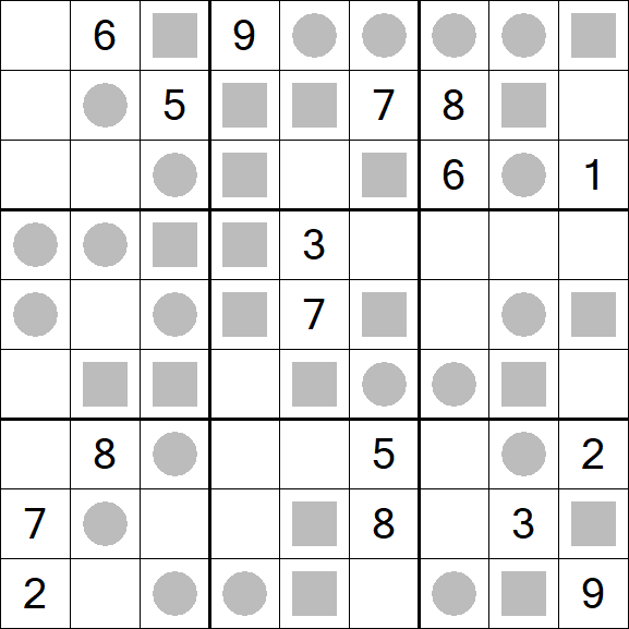 Even-Odd Sudoku - Difficile