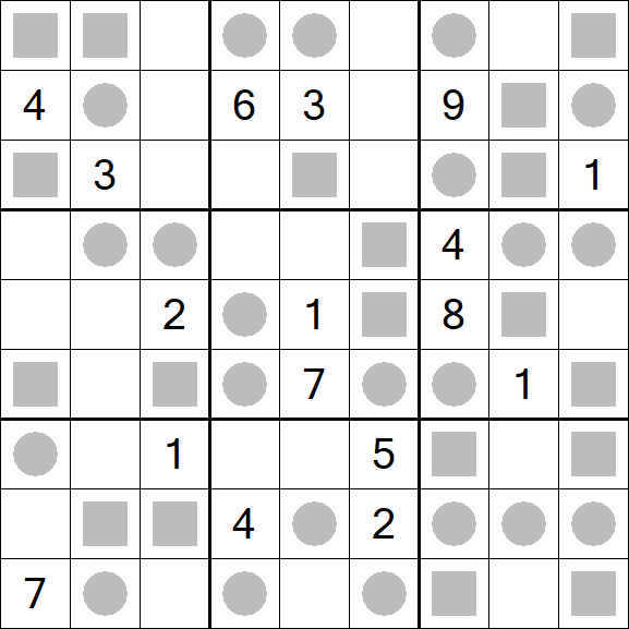 Even-Odd Sudoku - Difficile
