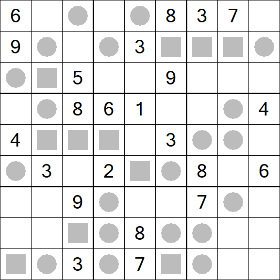 Even-Odd Sudoku - Difficile