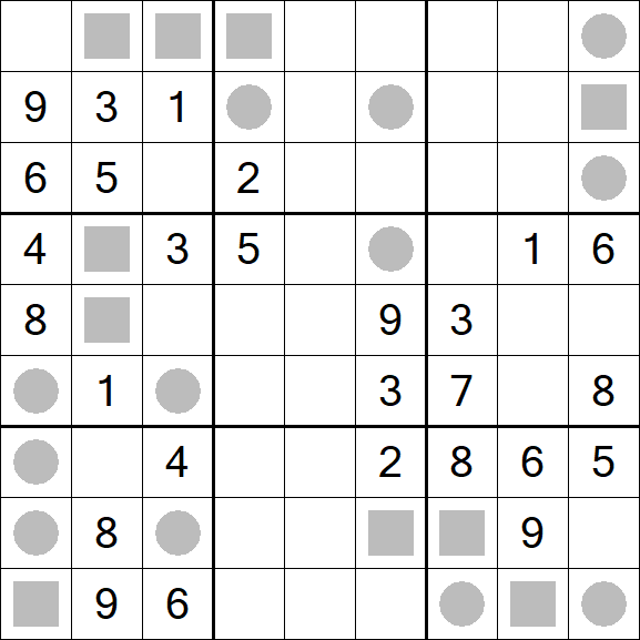 Even-Odd Sudoku - Difficile