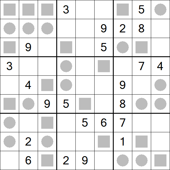 Even-Odd Sudoku - Difficile