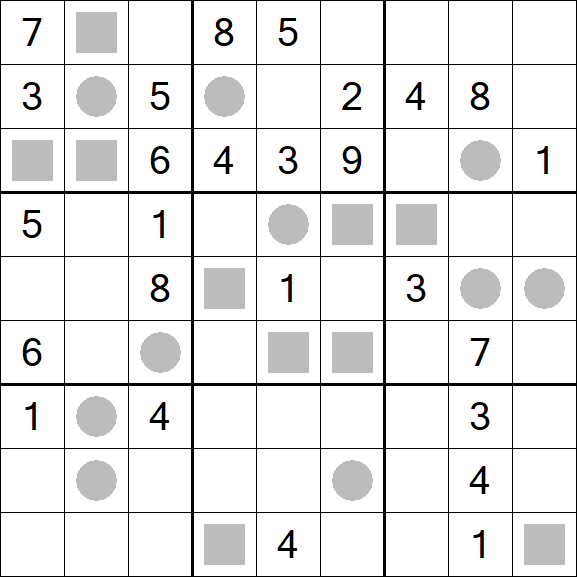 Even-Odd Sudoku - Difficile