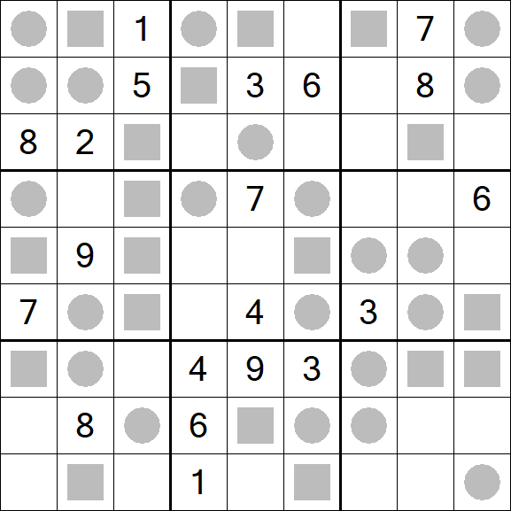 Even-Odd Sudoku - Difficile