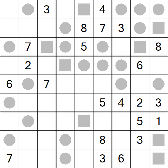 Even-Odd Sudoku - Difficile