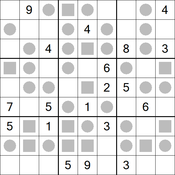 Even-Odd Sudoku - Difficile