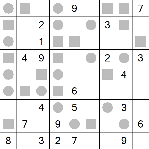 Even-Odd Sudoku - Difficile