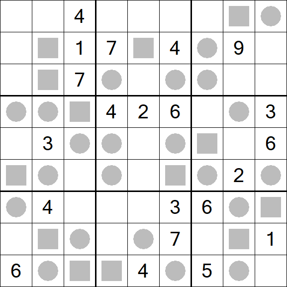 Even-Odd Sudoku - Hard