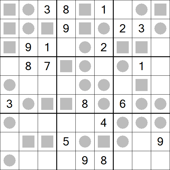 Even-Odd Sudoku - Difficile