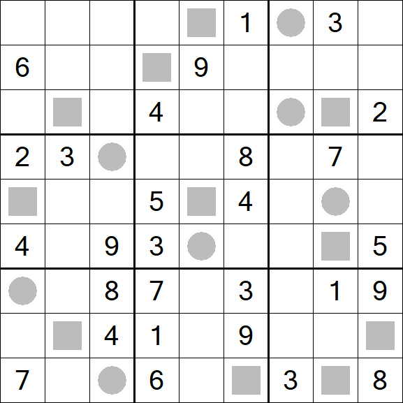 Even-Odd Sudoku - Difficile