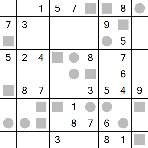 Even-Odd Sudoku - Difficile