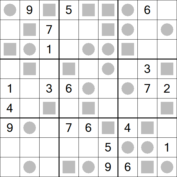 Even-Odd Sudoku - Difficile