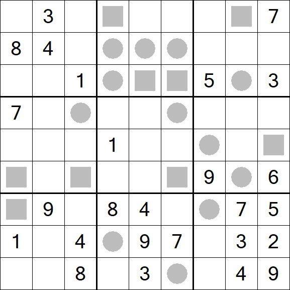 Even-Odd Sudoku - Difficile