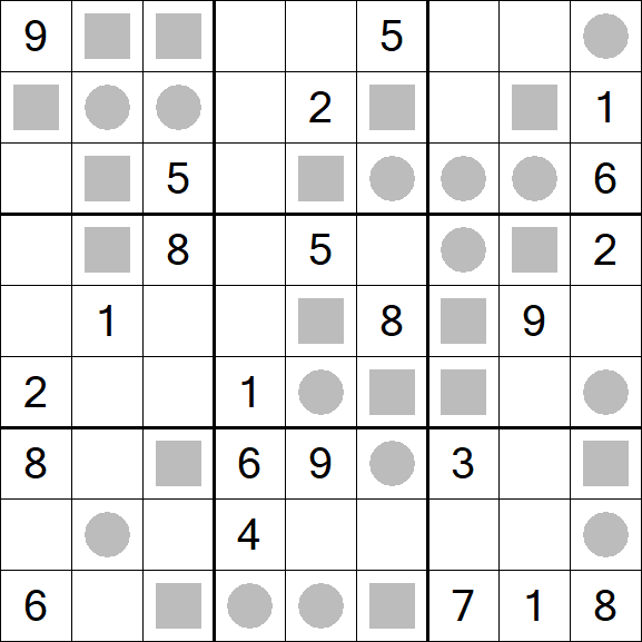 Even-Odd Sudoku - Difficile