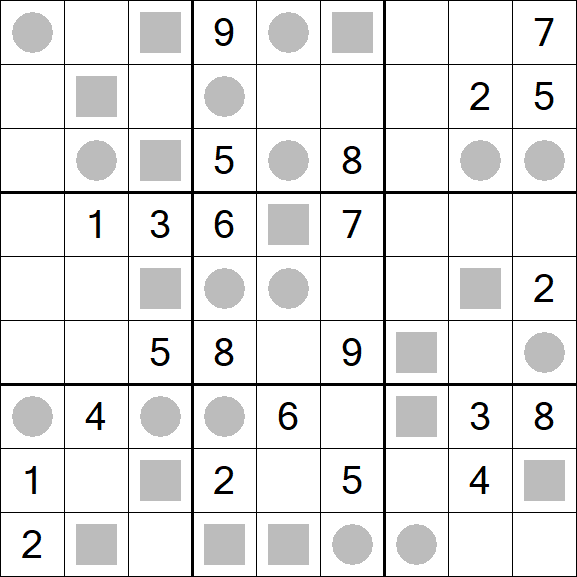 Even-Odd Sudoku - Difficile