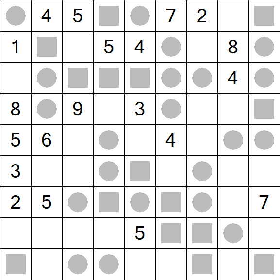 Even-Odd Sudoku - Difícil