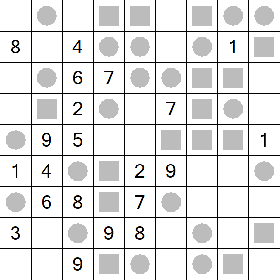 Even-Odd Sudoku - Difficile