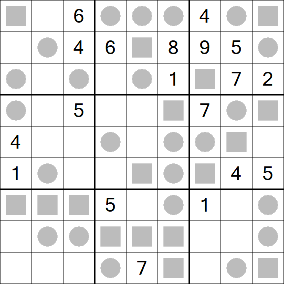 Even-Odd Sudoku - Difficile