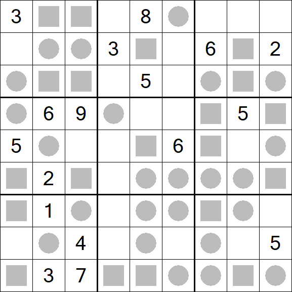 Even-Odd Sudoku - Difficile