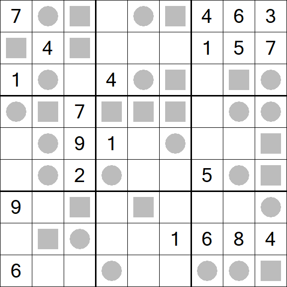 Even-Odd Sudoku - Difficile