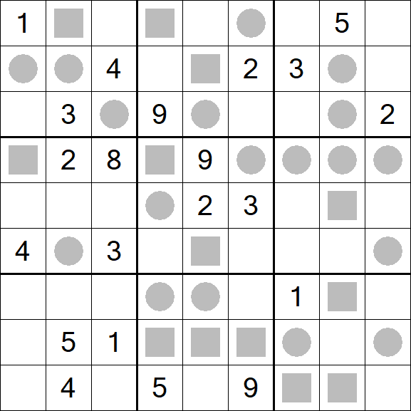 Even-Odd Sudoku - Difficile