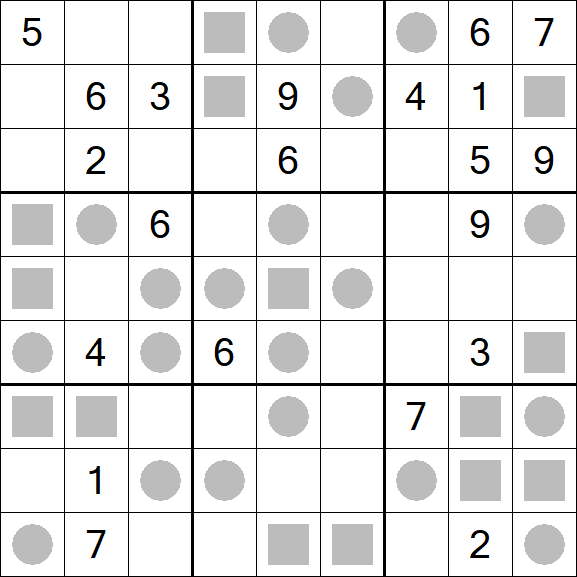 Even-Odd Sudoku - Difficile